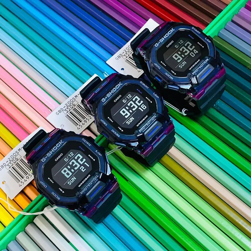 Casio G-Shock G-Squad Vital Bright Series Bluetooth Men's Watch- GBD-200SM-1A6